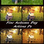 Fine Autumn Day    Actions Ps    Pack