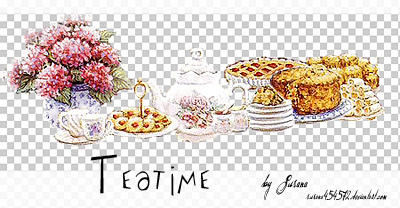 Teatime PNGs by Susana