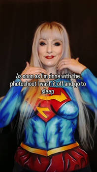 Supergirl Bodypaint - Video