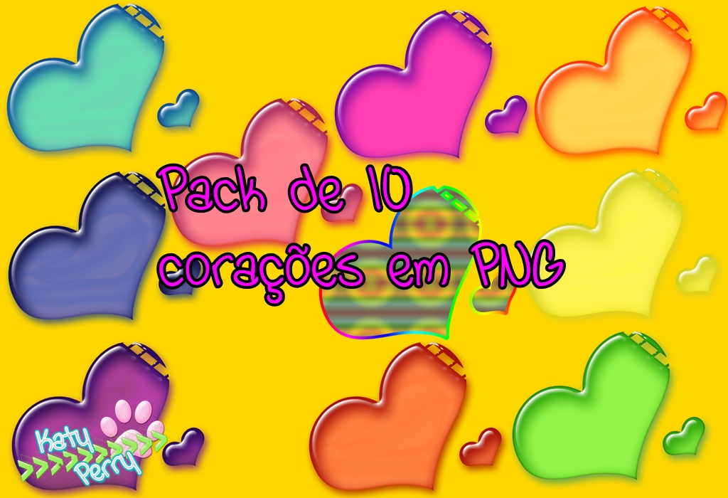 Pack De 10 Coracoes Em Png By Sandrinha98 On Deviantart