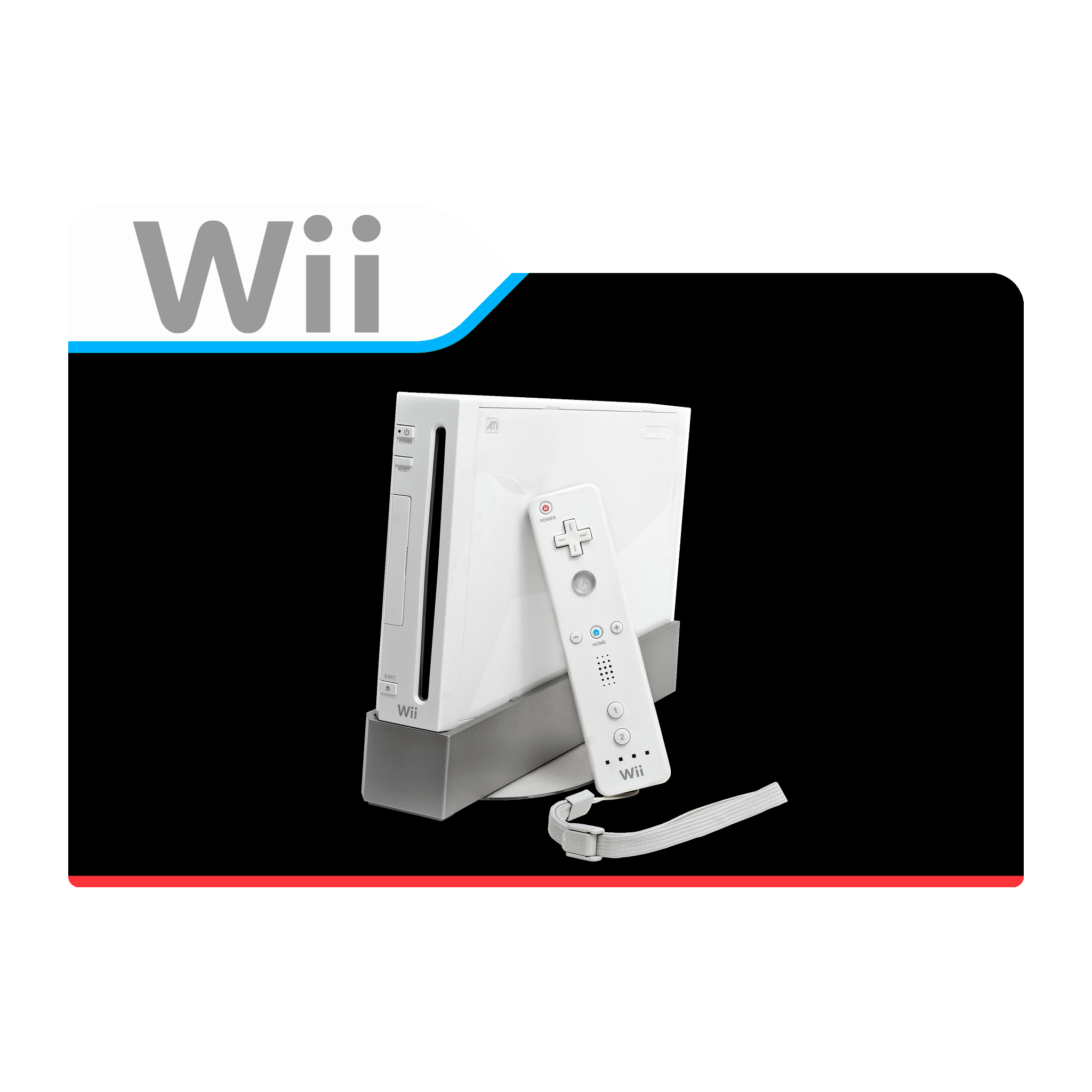 Minimalist Nintendo Wii Folder Icon by Chusa56 on DeviantArt, image size:2048x2048