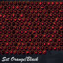 HoneyComb Icons Warm Orange/Black New Style