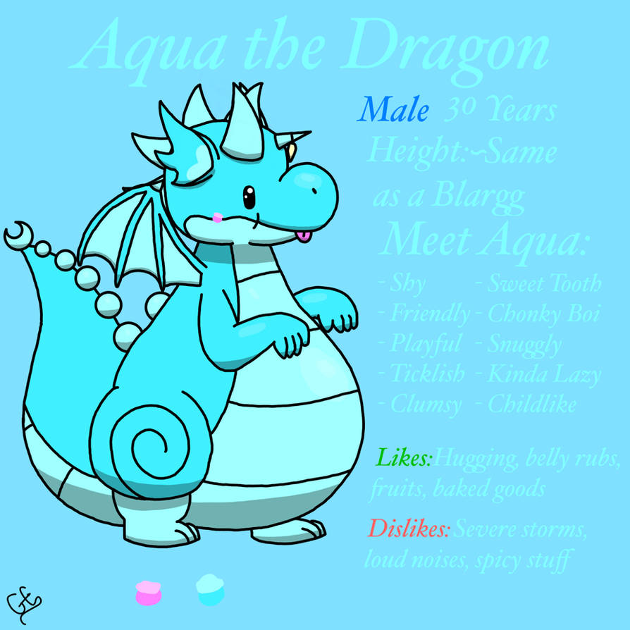 Aqua the Dragon by YoshiLover2020 on DeviantArt