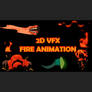 2D Fire animations