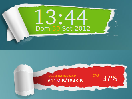 conky tornpaperclone