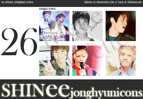 SHINee Jonghyun Icons Pack