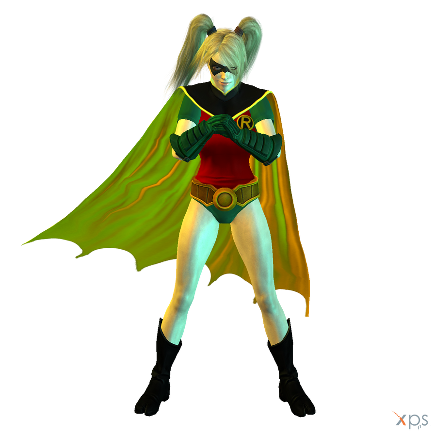 W.I.P. - Harley Quinn - Robin Suit - Finished by MrUncleBingo on DeviantArt