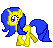 Comet Tail Pixel Pony by ArcadianPhoenix