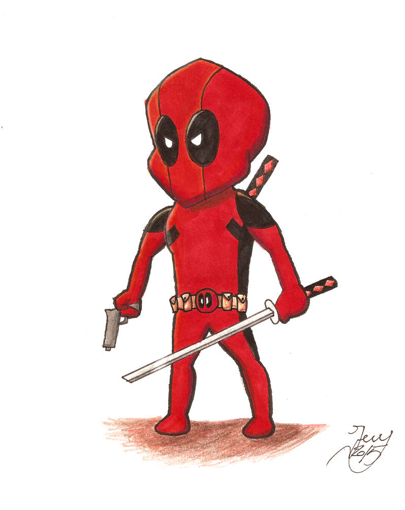 Mini Deadpool By Dessertduck On Deviantart,Kawaii Breakfast Easy Cute Food Coloring Pages