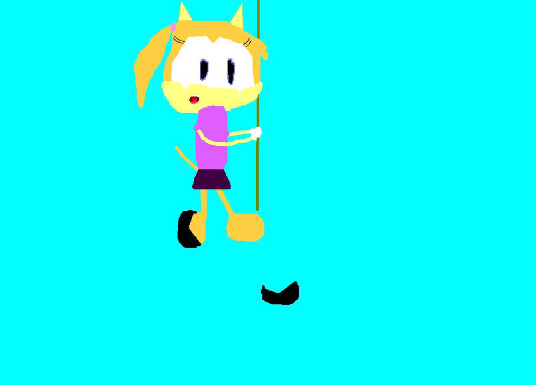Rebecca lost her shoe by scottdevine48 on DeviantArt