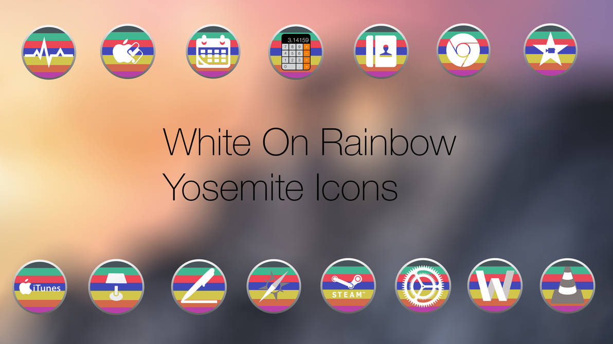 White On Rainbow Icons by IconMaster90 on DeviantArt