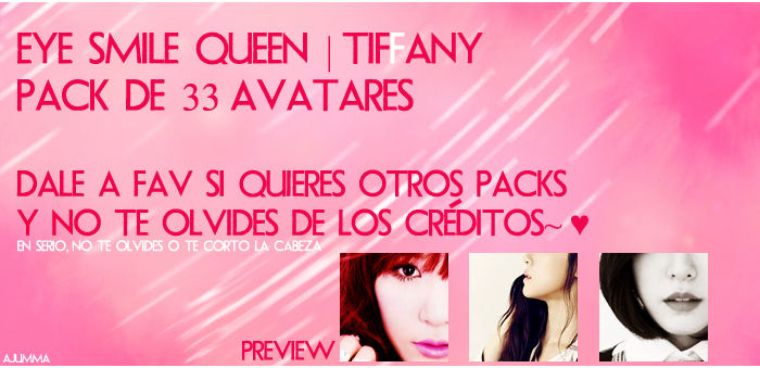 Eye Smile Queen | Tiffany (Pack 33 Avatars)