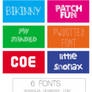 (2) Font Pack