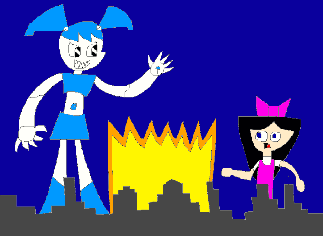 Giantess battle by Challenger153 on DeviantArt