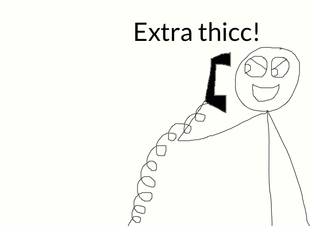Extra thicc by Challenger153 on DeviantArt
