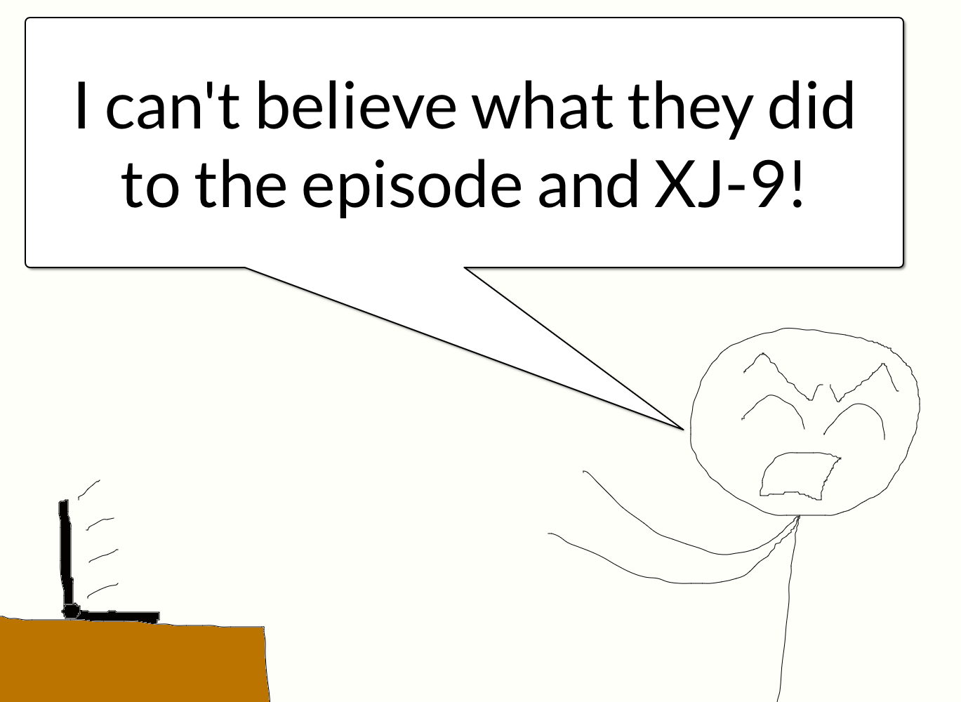 What what in the robot reaction by Challenger153 on DeviantArt