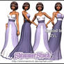 Lavender Gown Stock Pack