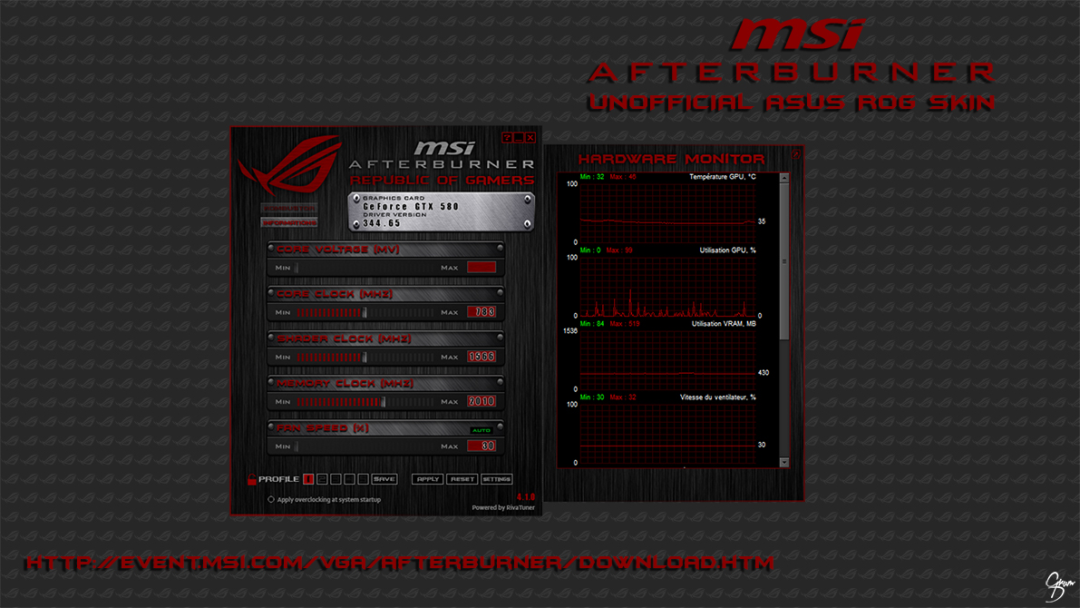 skin msi afterburner skin msi afterburner