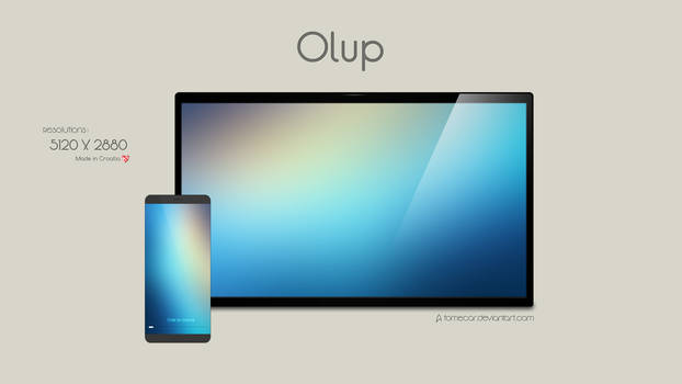 Minimal Windows Background Named: Olup