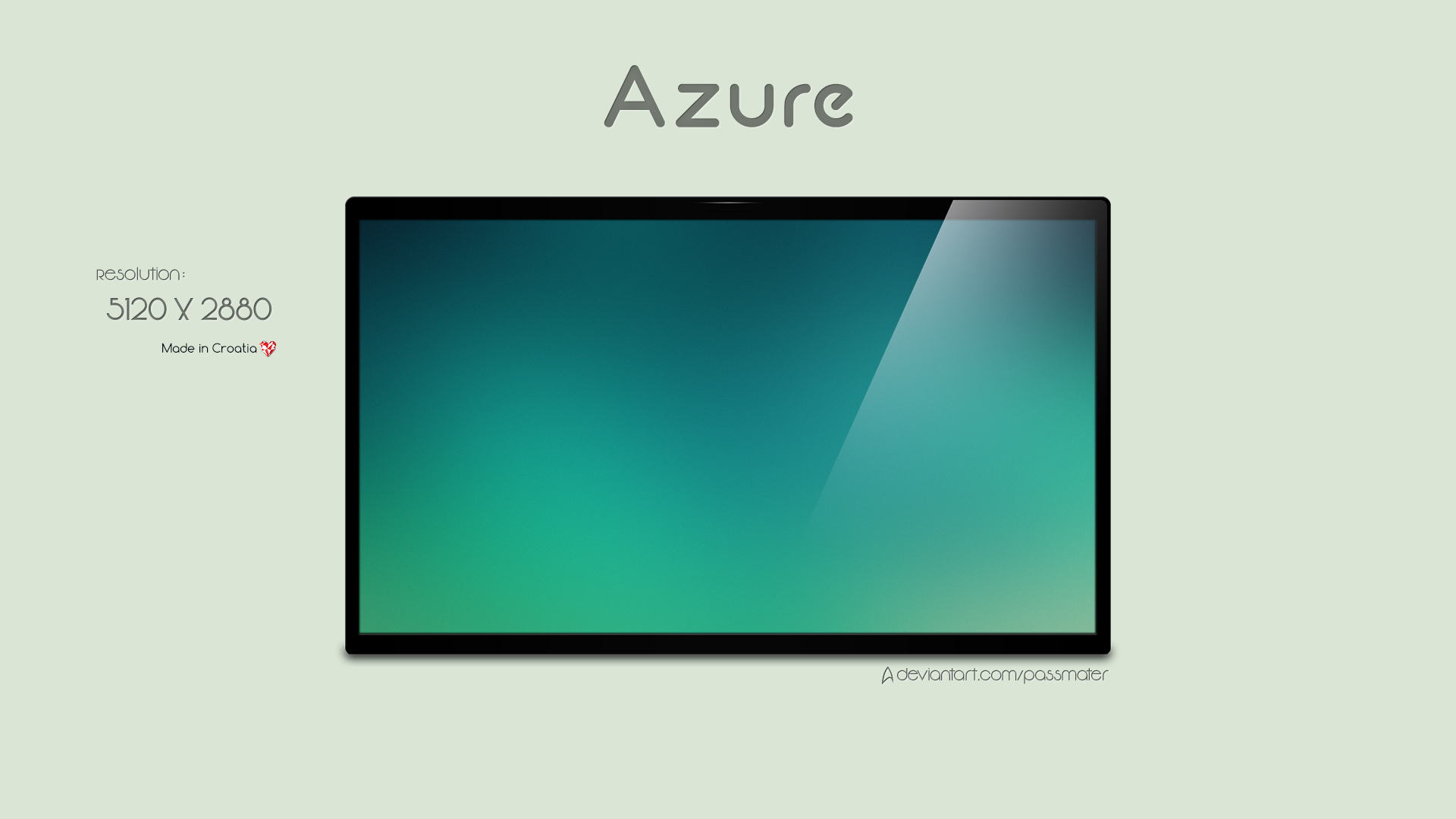 Minimal Background: Azure by PassMater on DeviantArt