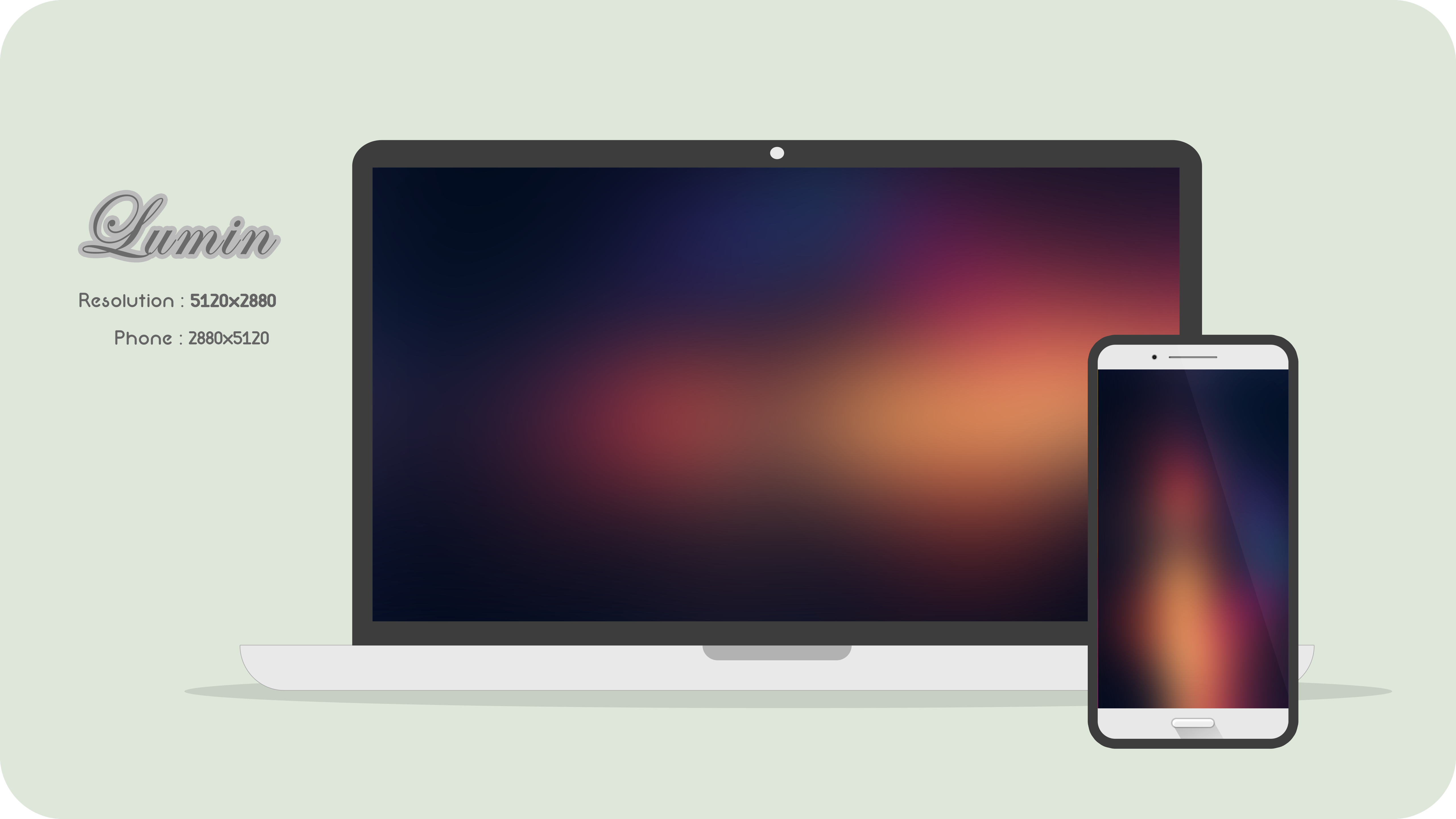 Minimal Desktop Background: Lumin by PassMater on DeviantArt