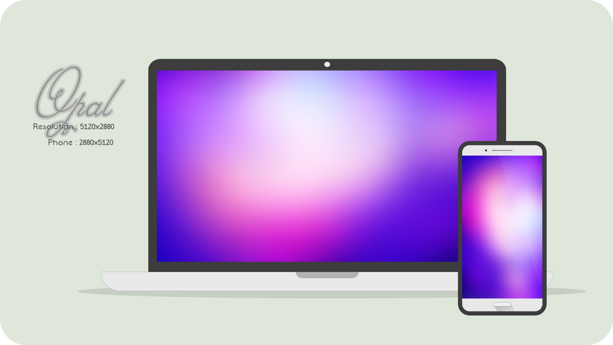 Minimal Desktop Background: Opal by PassMater on DeviantArt