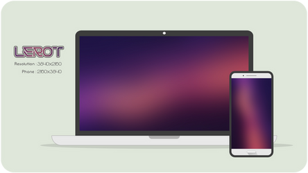 Minimal Desktop Background: Lerot