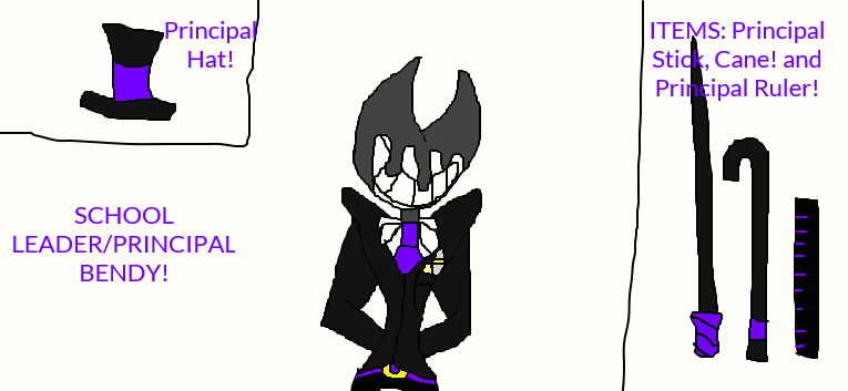 Principal Bendy (School AU) by EchoTheReaperDK on DeviantArt