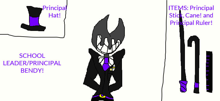 Principal Bendy (School AU) by EchoTheReaperDK on DeviantArt