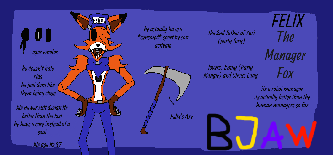 Felix the manager fox by EchoTheReaperDK on DeviantArt