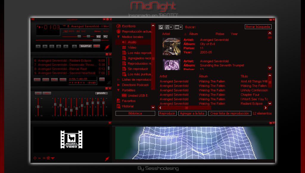 MidNight Winamp Skin