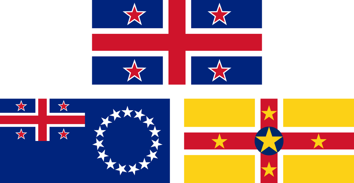 Flags Of New Zealand Cook Islands And Niue By Hosmich On Deviantart