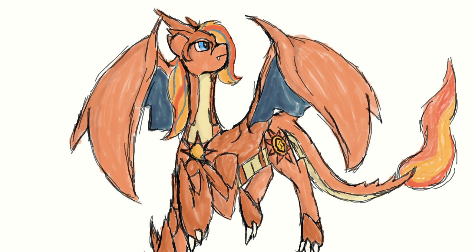 Mega Charizard Y by derpmonster34 on DeviantArt