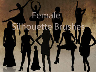 Female Silhouette Brushes