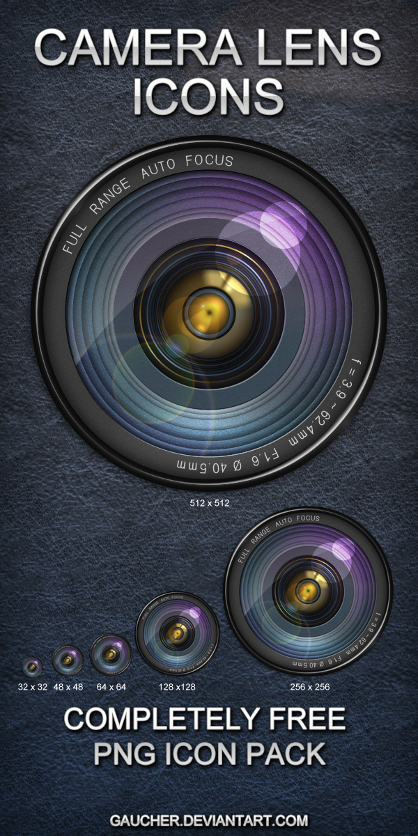 HD Camera Lens Icons