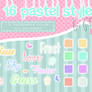 16 pastel styles for Photoshop #2