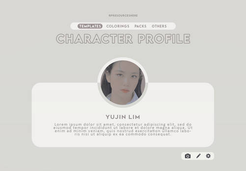 CHARACTER PROFILE by rpresourceshere