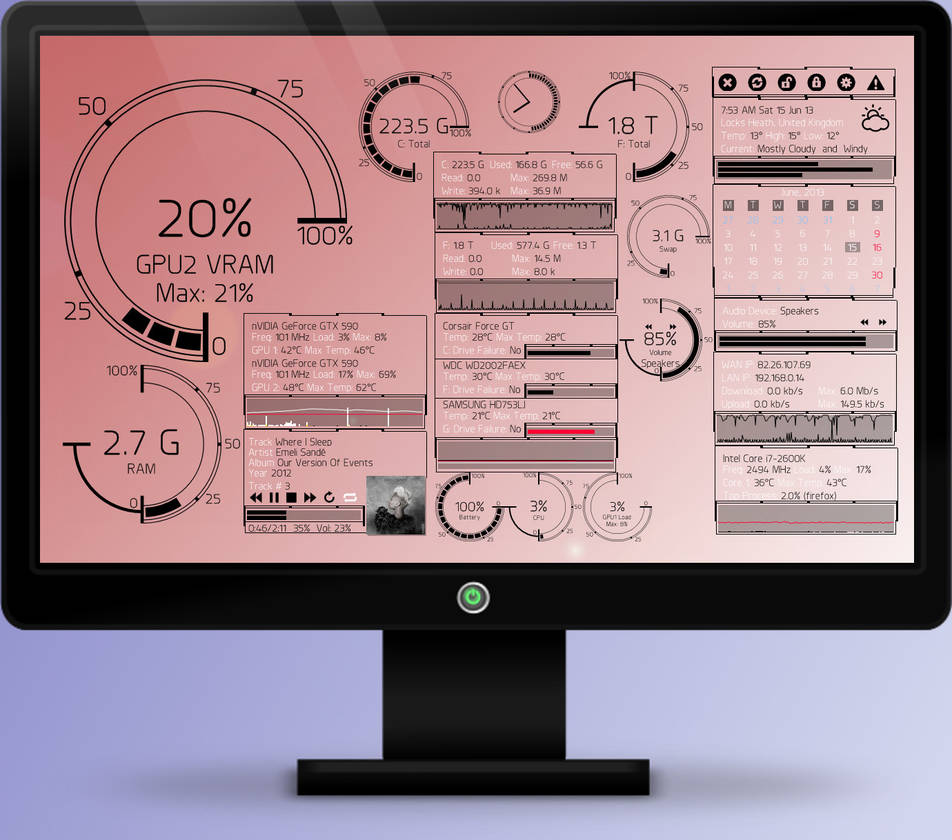 Dashboard 1. Дашборд для январь 5.1. rainmeter dashboard. дашборд январь 7.2.
