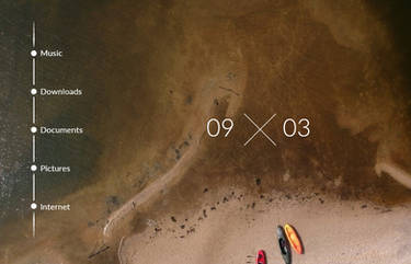 Nav - Minimal Navigation [Rainmeter Skin]