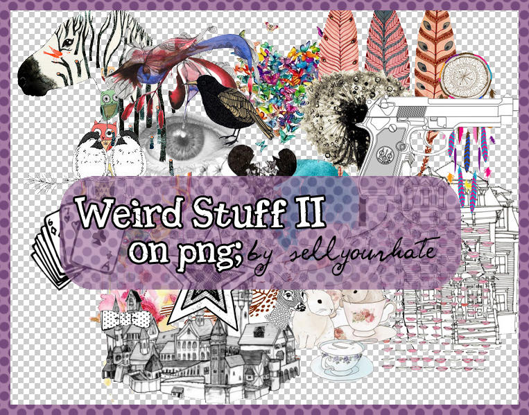 PNG: Weird Stuff II by sellyourhate on DeviantArt