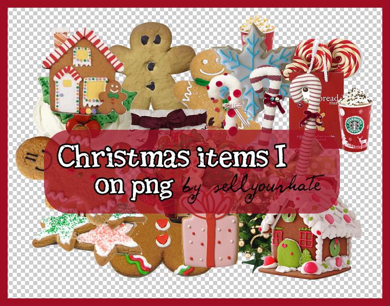 PNG: Christmas Items I