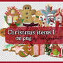 PNG: Christmas Items I