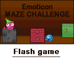 Emoticon maze challenge