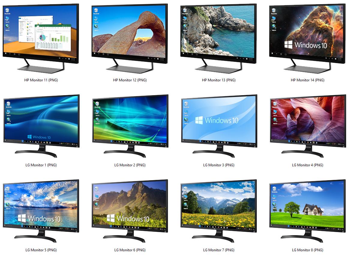 Monitor Icons by JeremyMallin