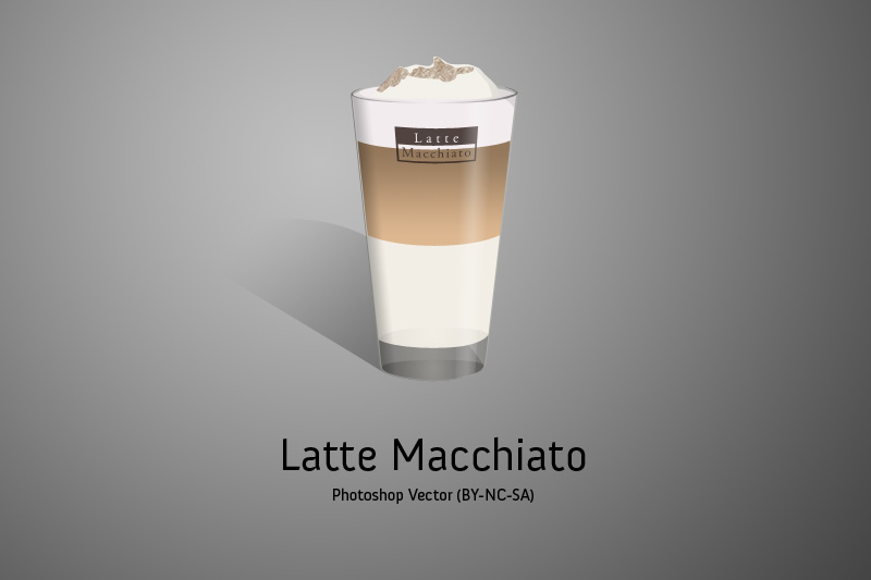 Latte Macchiato Vector