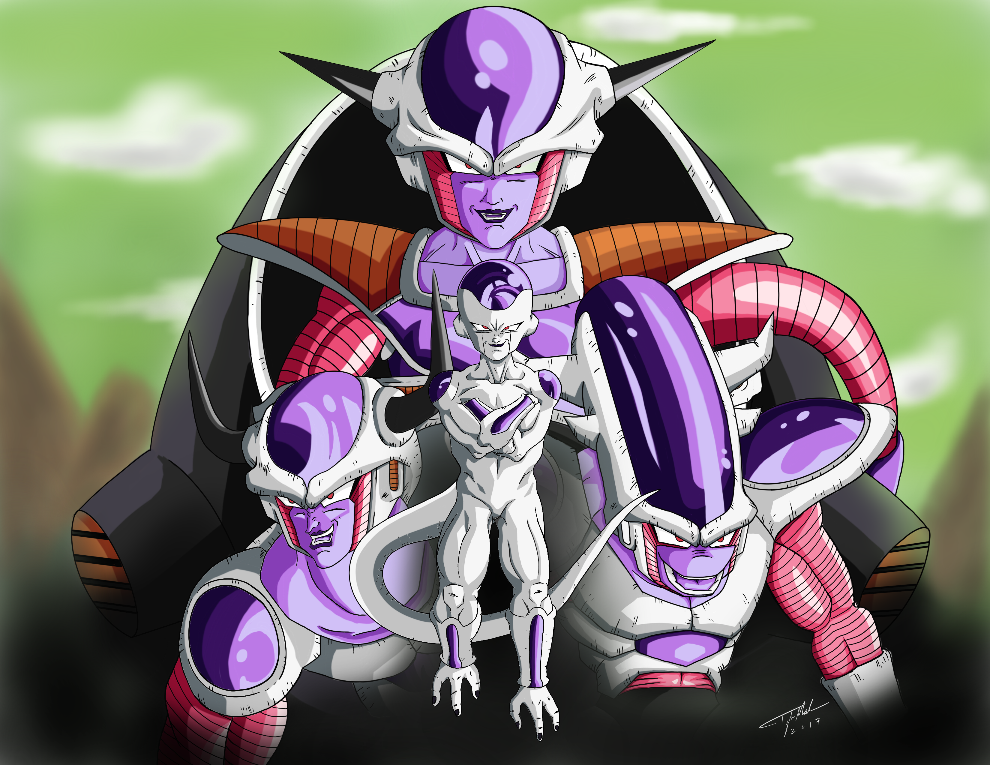 Frieza Forms by MahnsterArt on DeviantArt