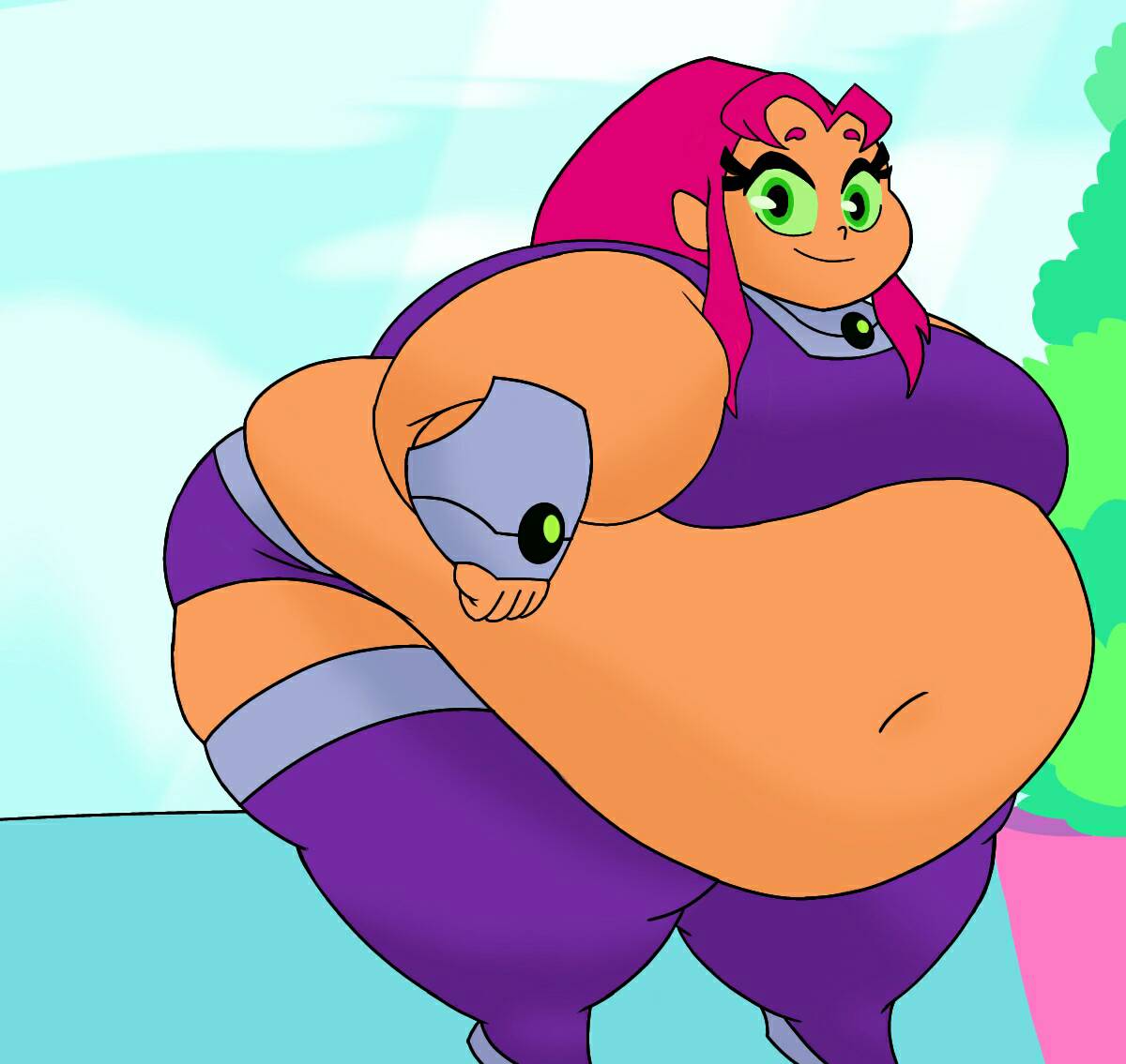 Fat Starfire by PeterTheGamer777 on DeviantArt