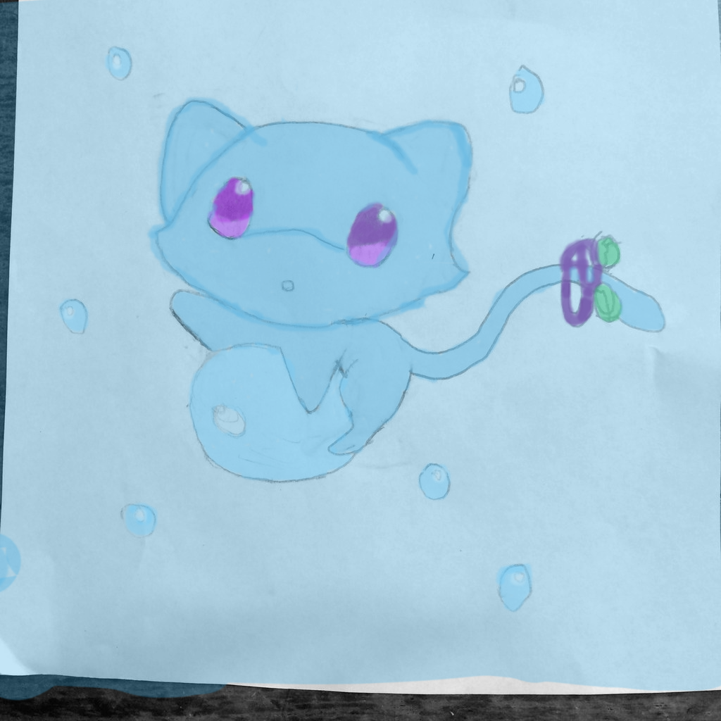 kitty blue by Discomew on DeviantArt