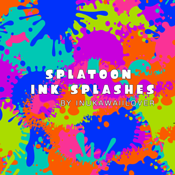 Splatoon Ink Splashes