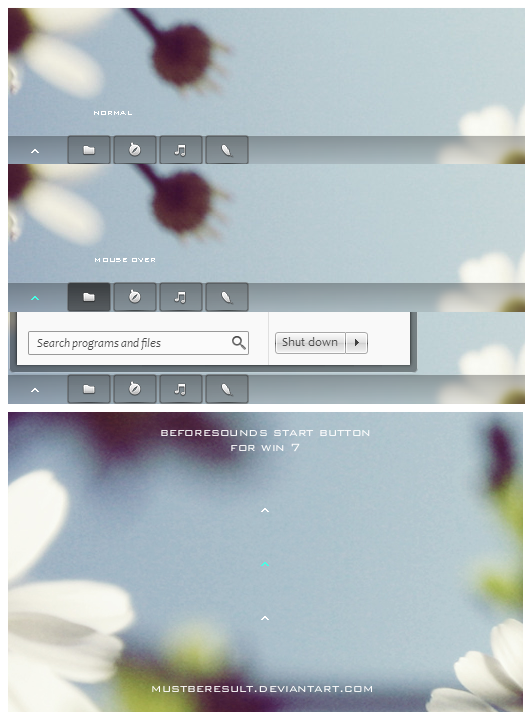 Beforesounds start button Win7 by MustBeResult